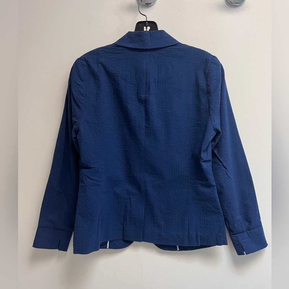 DRAPER JAMES RSVP Women’s Blue Textured Blazer - Size XS - Picture 5 of 9
